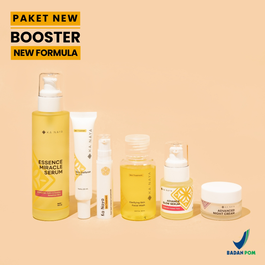 Ka Naya Paket Dark Spot BOOSTER Penghilang Bekas Jerawat - Cream Flek Hitam Membandel - penghilang b