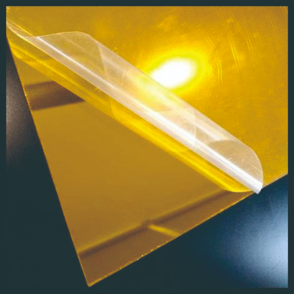 Akrilik Mirror Gold Acrylic Gold Lembaran A3