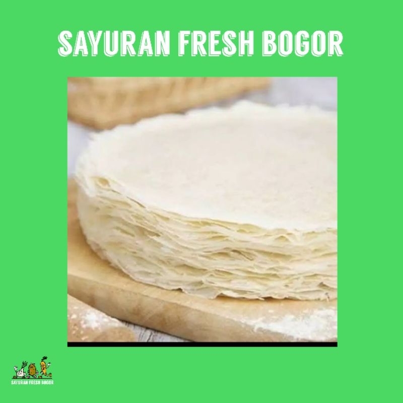 

Kulit Lumpia 1 pack | Sayuran Fresh Bogor