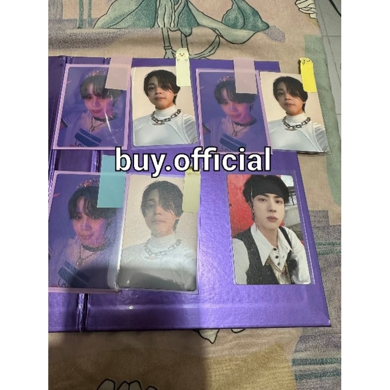 ready stock jimin crown photocard jin bajak laut rpc photofolio bts