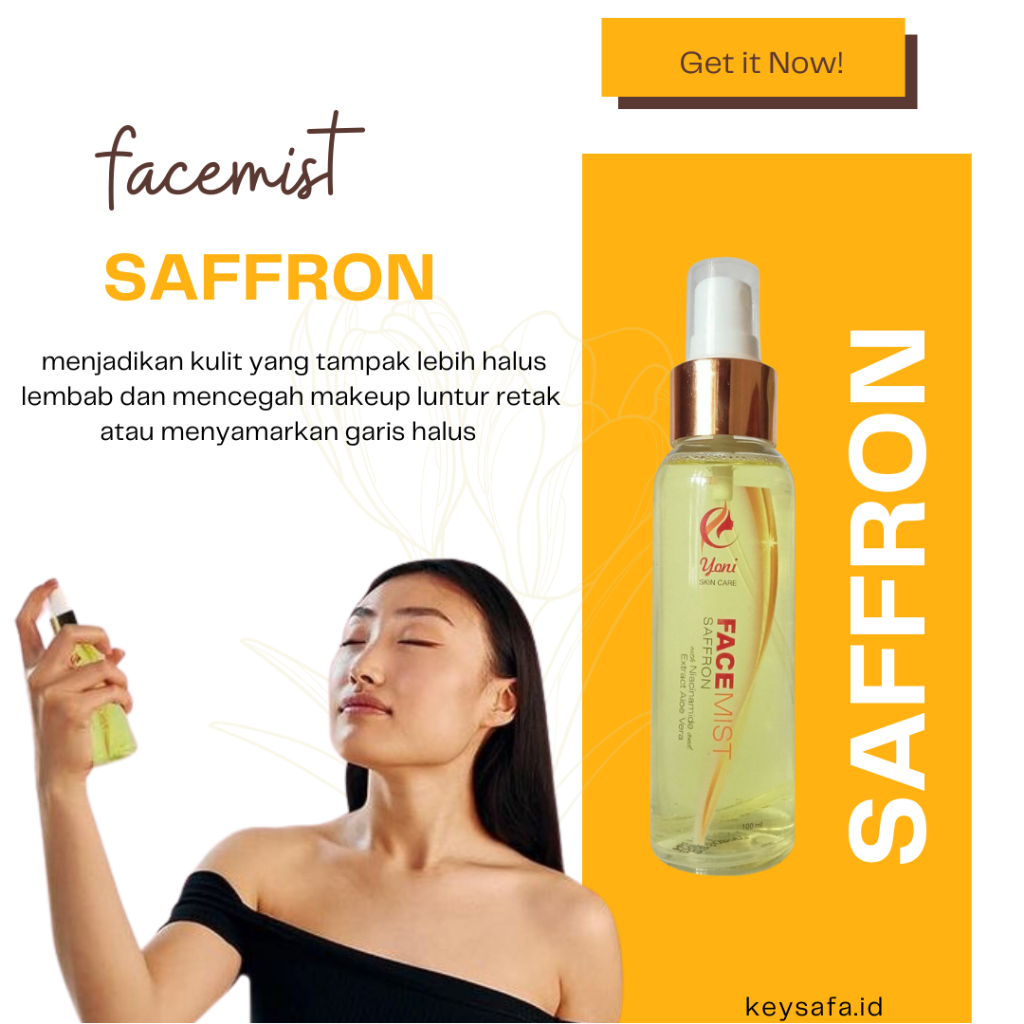 FACEMIST SAFFRON YONISKINCARE