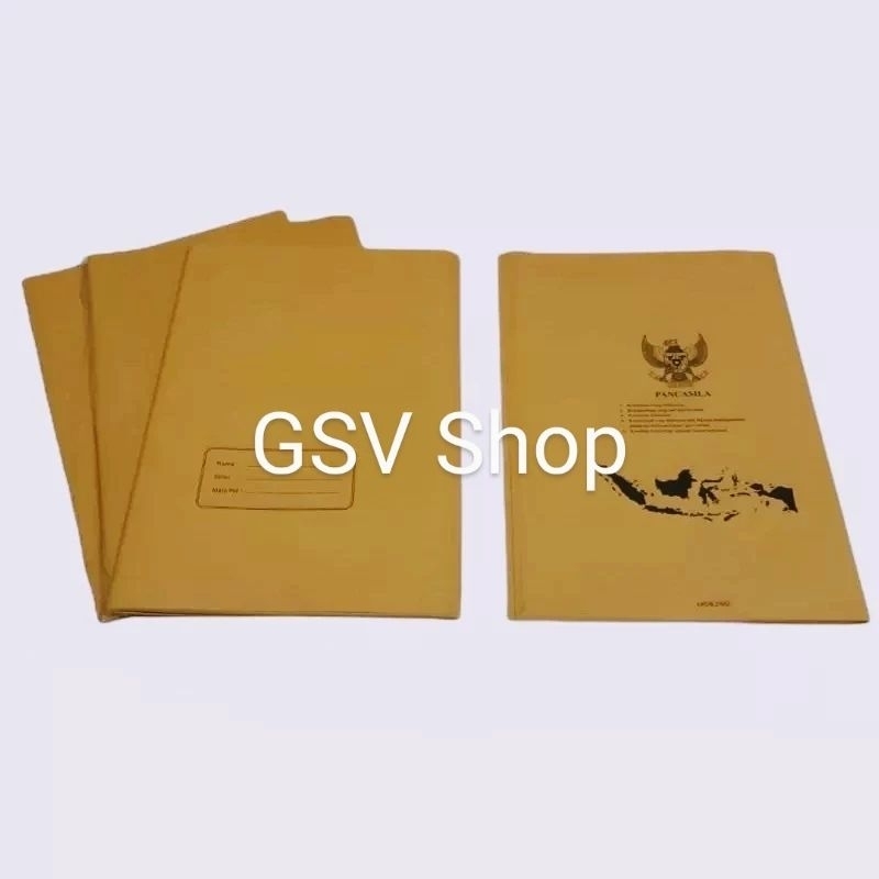 

Sampul Buku Coklat Plastik Premium