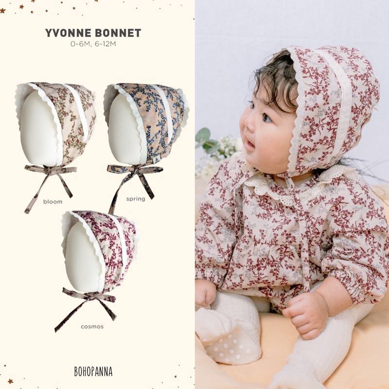 Bohopanna Bonet Yvonne & Ruffle / Bonet Topi Bayi