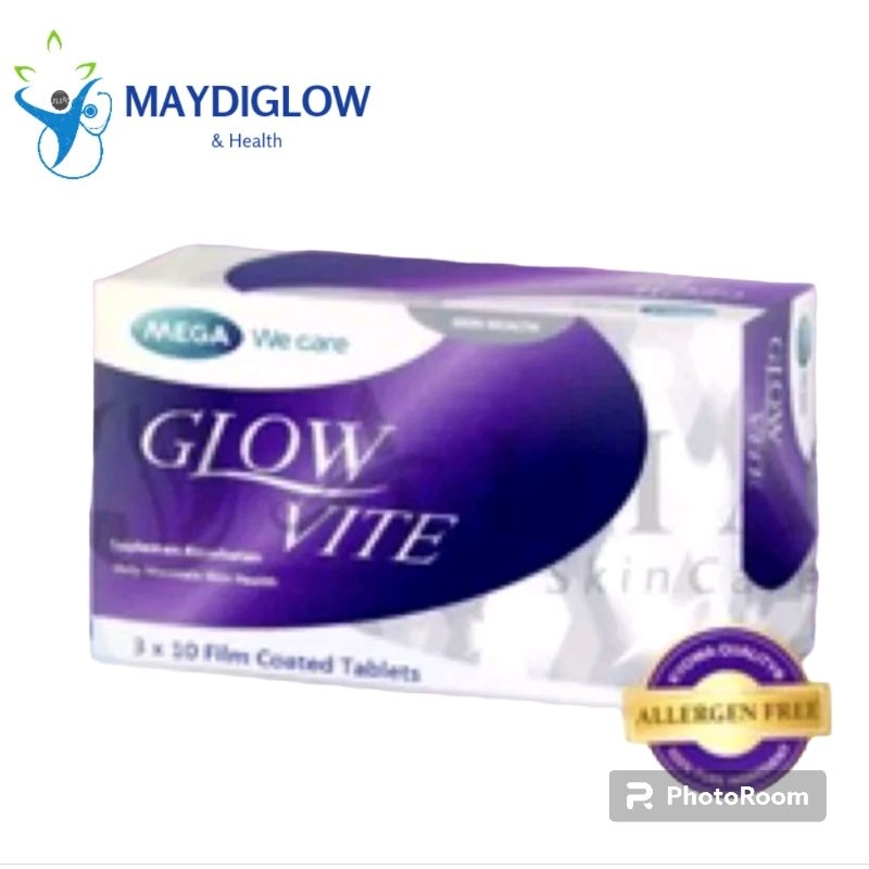GLOW VITE by Mega WeCare Box isi 30 Capsul