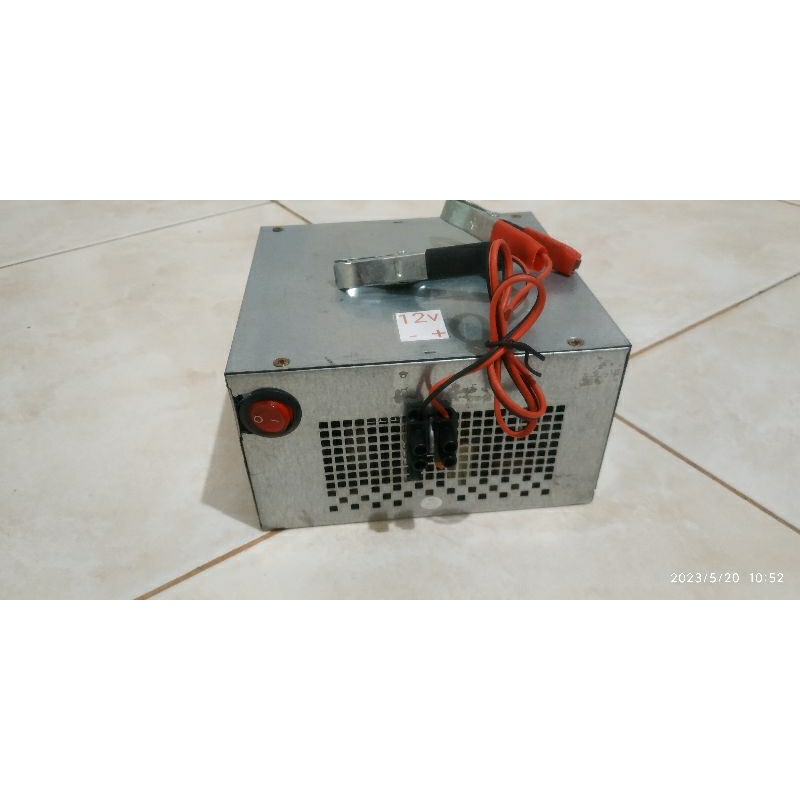 Cas aki 12v 10a charger accu 12v 10a bs untuk cas aki sampai 100a