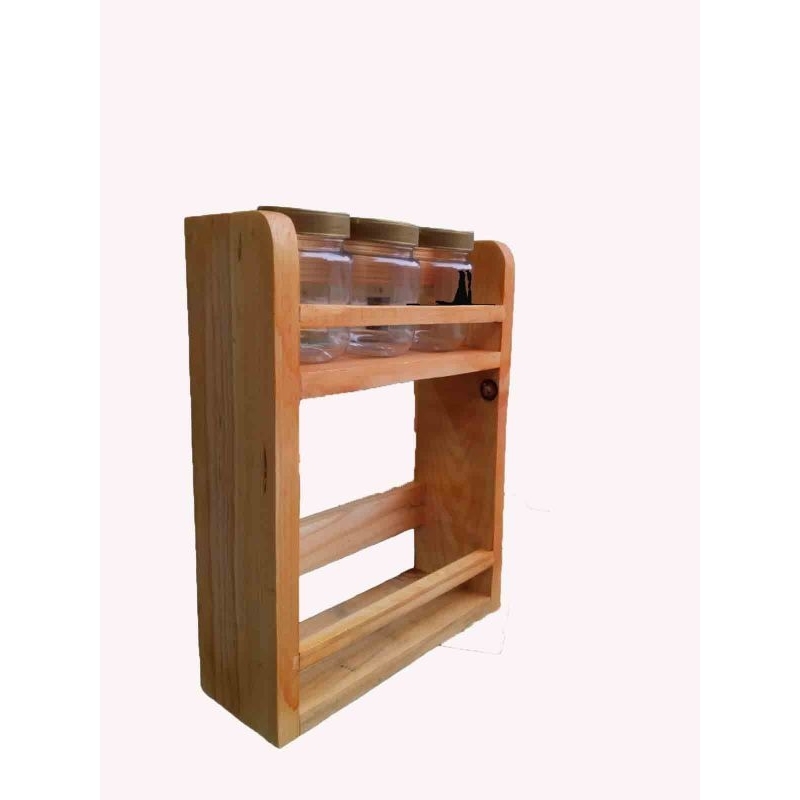 Rak bumbu 6 toples/Rak 2 susun 6 toples