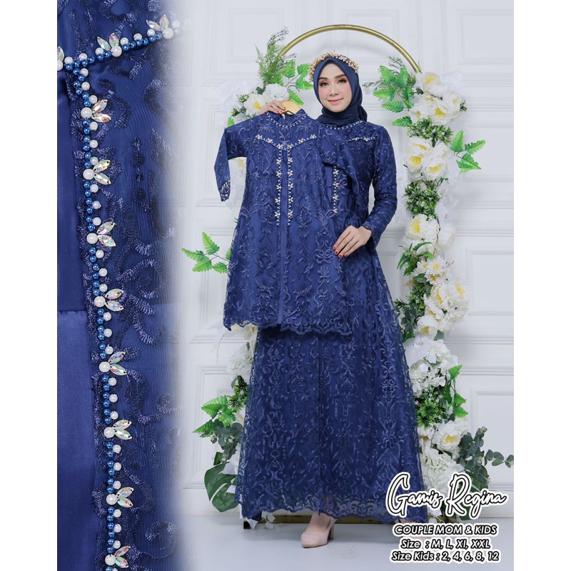 READY GAMIS COUPLE IBU DAN ANAK/GAMIS TERBARU/GAMIS MEWAH/GAMIS PESTA