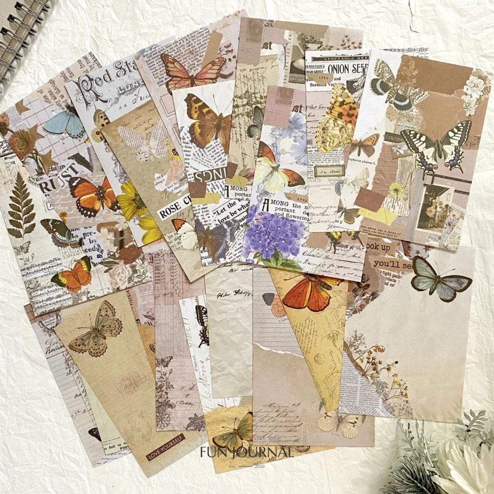 

READY EPHEMERA DECORATION PAPER PACK UNTUK JOURNAL JURNAL PLANNING PLANNER SCRAPBOOK DIY BUJO