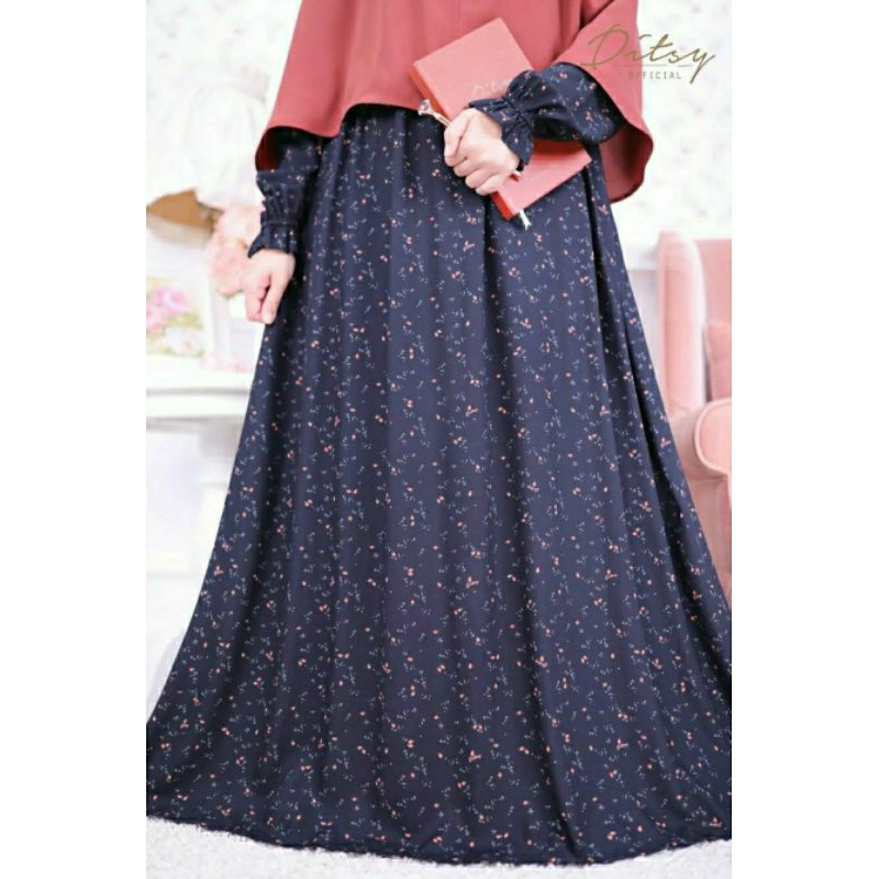 Ditsy Strawberry Black Size XS Matt Royal Viscose ~ Ditsy Nightgown Juli '23 ~ Ditsy Homedress ~ Str