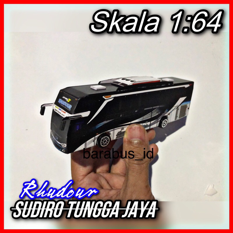 Miniatur Bus STJ RHUDOUR Kecil Skala 1:87