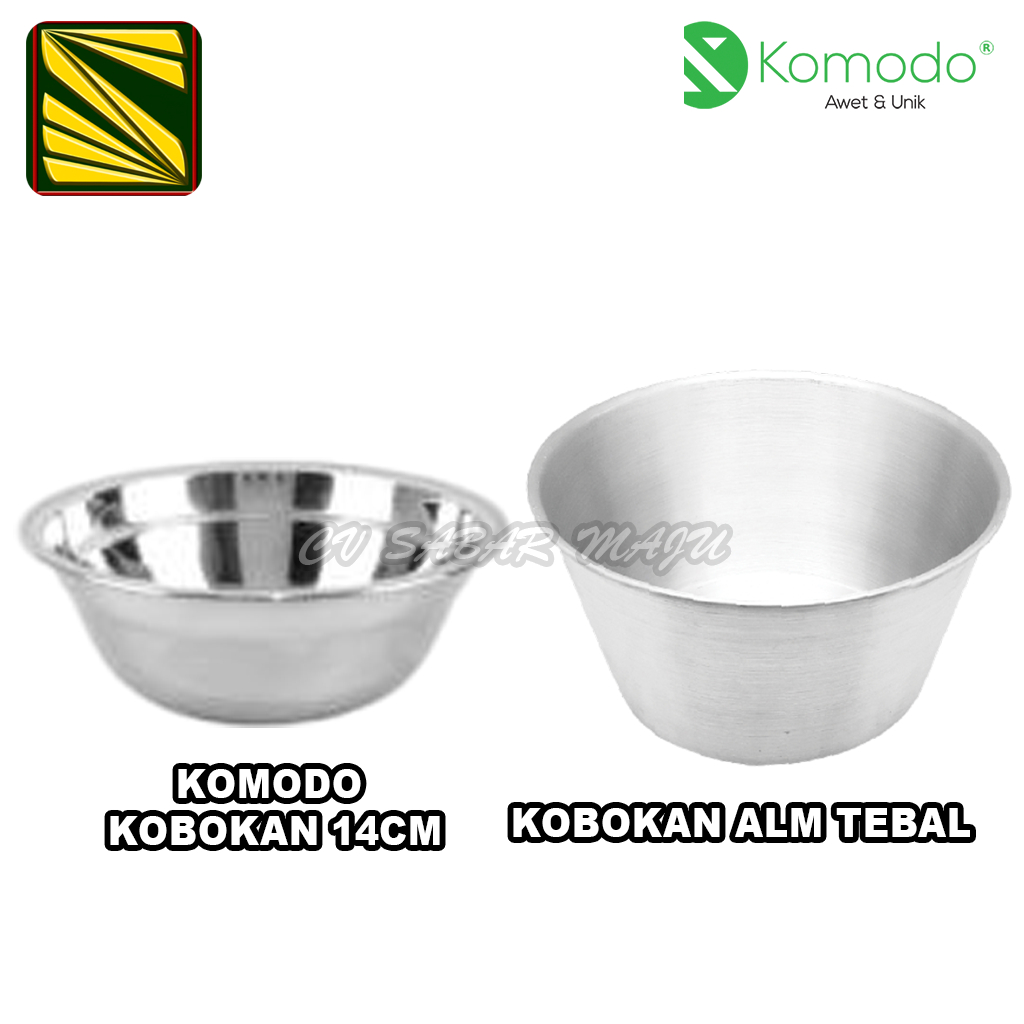 MURAH KOBOKAN STAINLESS / KOBOKAN ALUMUNIUM TEBAL BASKOM MINI 14 CM