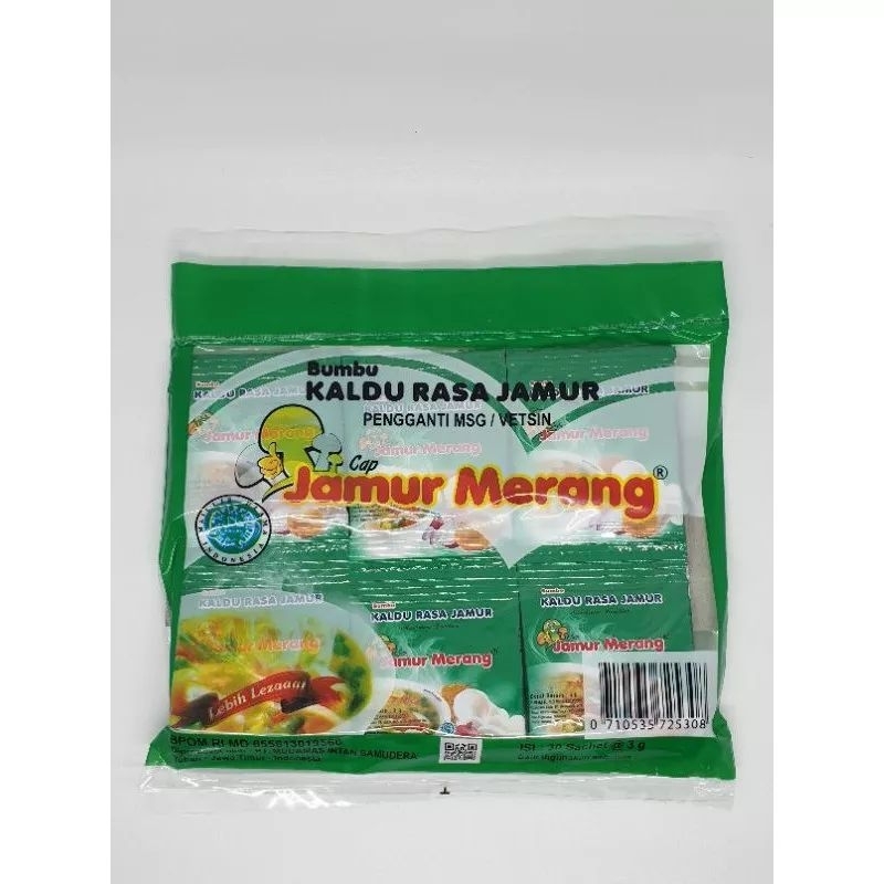 

(5 bks) Kaldu Alami Cap Jamur Merang 3gr