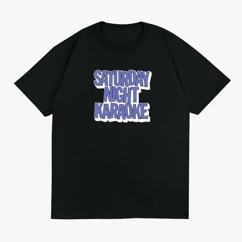 KAOS T-shirt Baju Saturday Night Karaoke