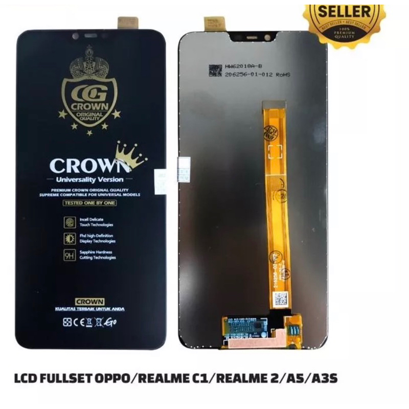 JAYALARIS LCD OPPO A3S / A5 / Realme C1 / Realme 2 / Lcd + Touchscreen Fullset / Layar Lcd HP / LCD 
