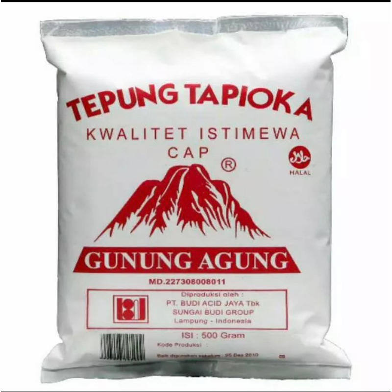 

TEPUNG TAPIOKA CAP GUNUNG AGUNG MERAH 500 GRAM