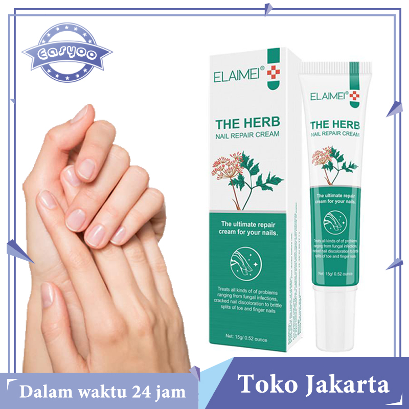 ELAIMEI Obat Jamur Kuku 15g Perawatan Kuku Jamur Kuku Cairan Obat Infeksi Kuku Anti Jamur