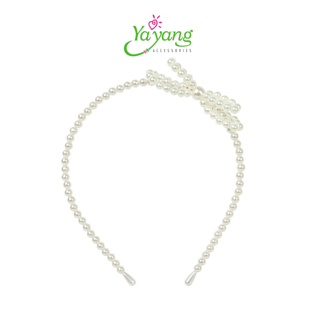 YAYANG Bando Mutiara Korea Pearl Fashion Headband Bandana Wanita Korean Hairband