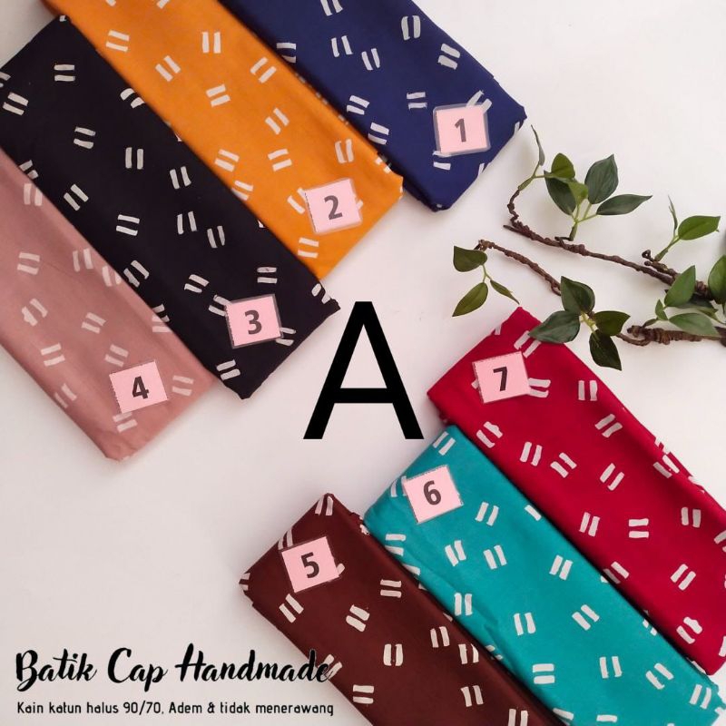 KAIN BATIK CAP WARNA / KAIN BATIK CAP / KAIN KATUN/ KAIN WARNA PASTEL / Kain Dobby Viscose 3