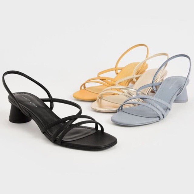 Sendal heels CK 318 Round Toe Wedge