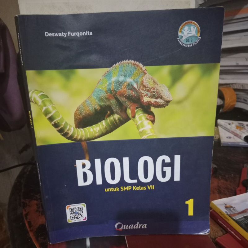 buku biologi SMP kelas 1-7 penerbit quadra