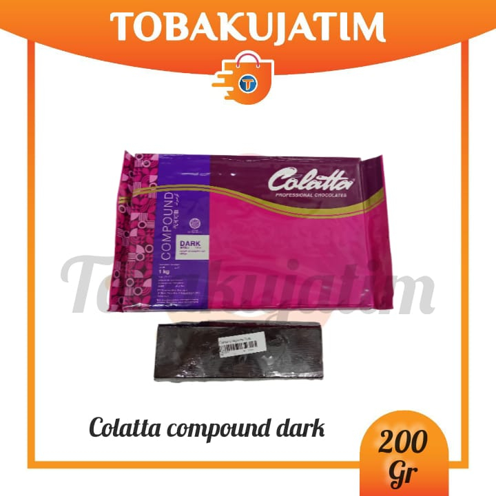 

( 1/5 TIMB ) COLATTA DARK cokelat batang DCC compound