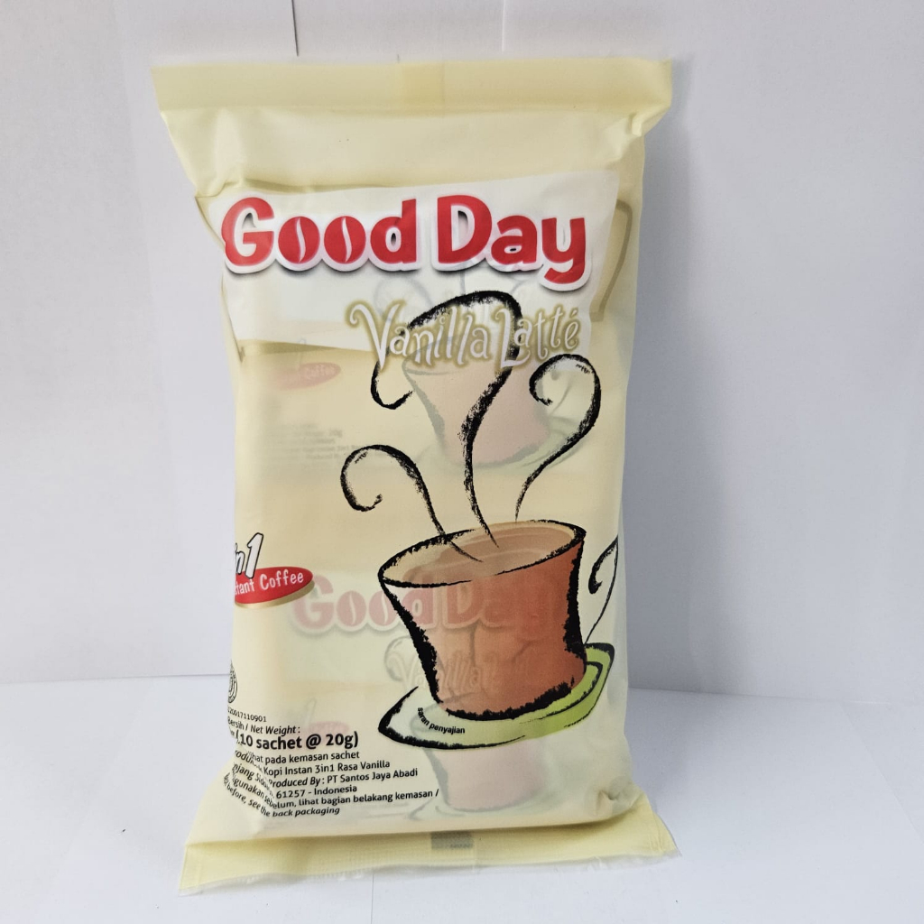 

Good Day Vanilla Latte Kopi 3in1 Instan 10x20 gram