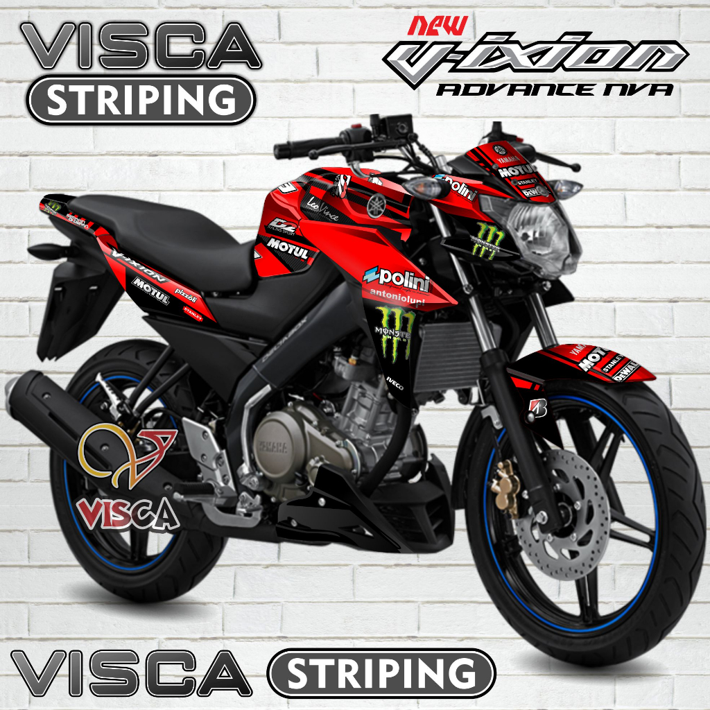 Decal Vixion Advance - Stiker Vixion Advance - Dekal Vixion Advance Full Body - Striping Vixion Adva