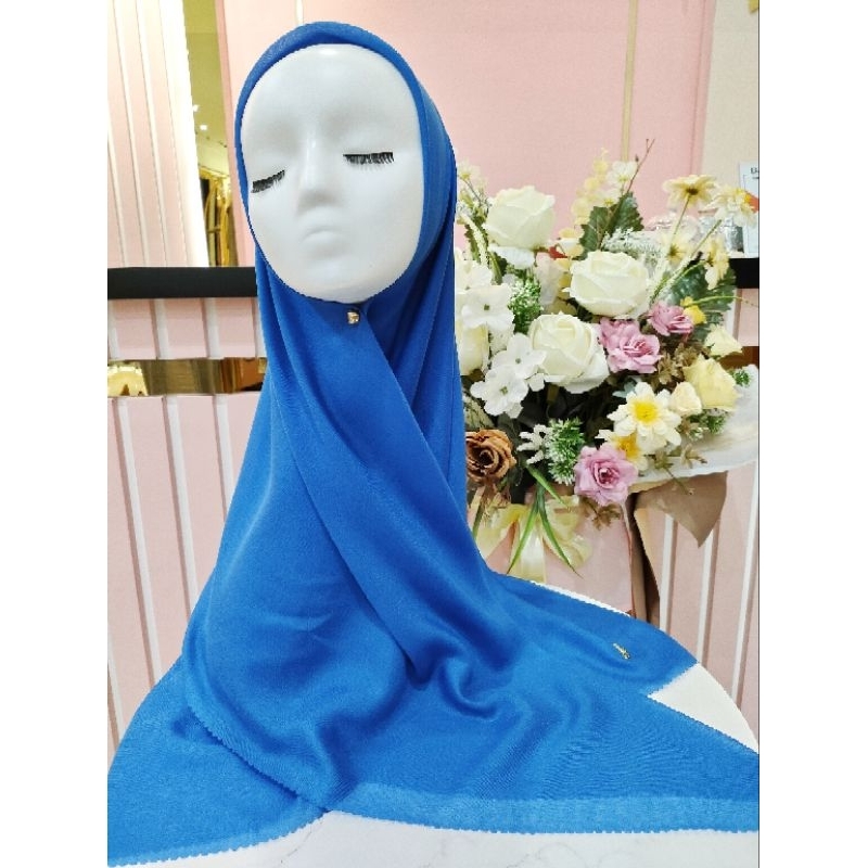 Mylady Jilbab Segiempat Polos Lasercut