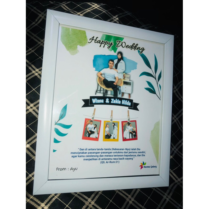 Kado buat pasangan - kado buat teman - kado buat sahabat Bingkai Vigora