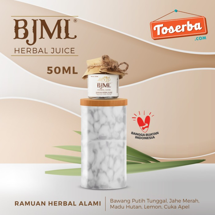 

BJML 50Ml - Jus Herbal Kesehatan / Jamu Minuman Sehat / HEALTHY JUICE