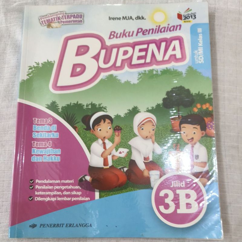 Bupena 3b erlangga kelas 3sd