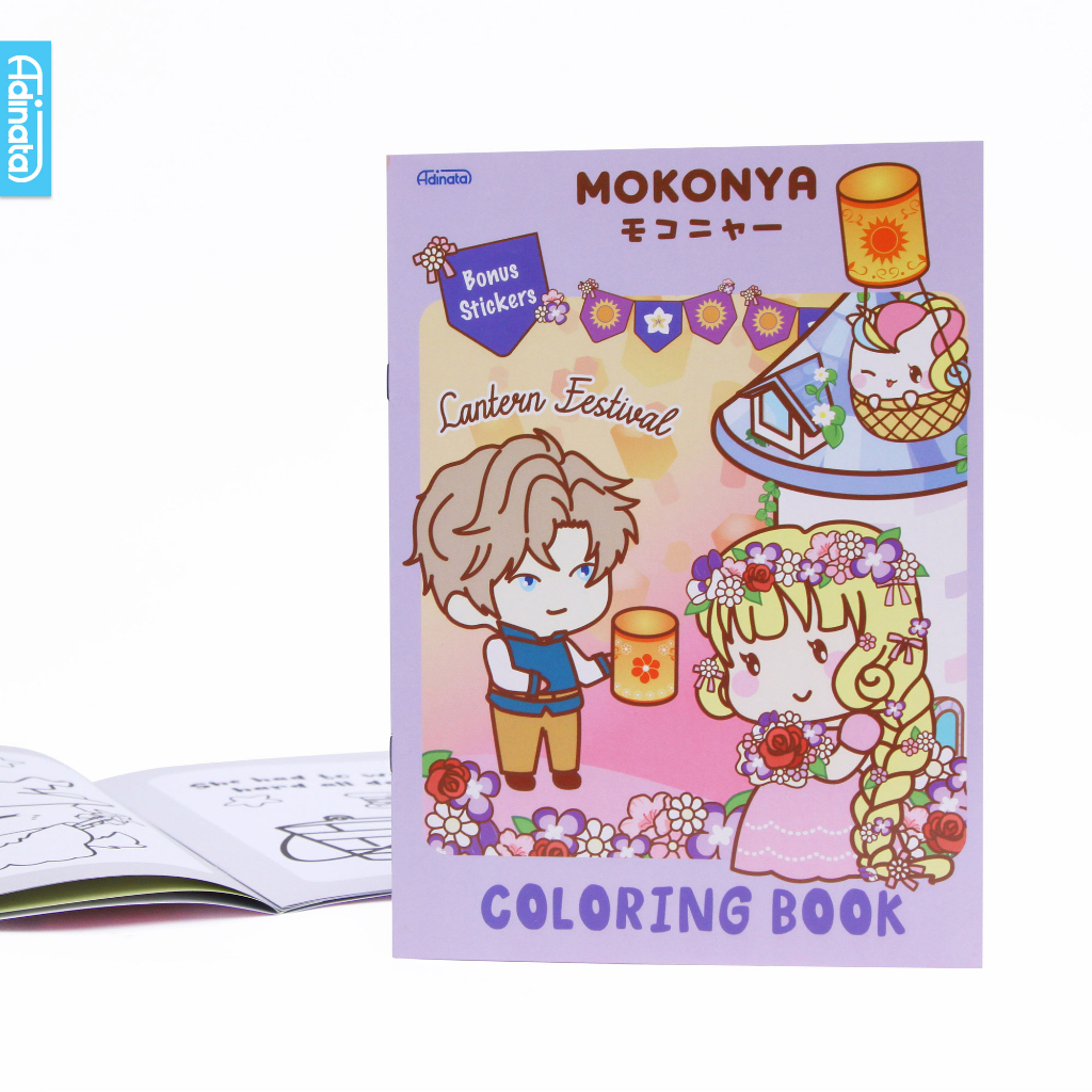 Mokonya Coloring Book  L 2350-4122 / Buku Mewarnai / Buku Aktivitas anak / Adinata