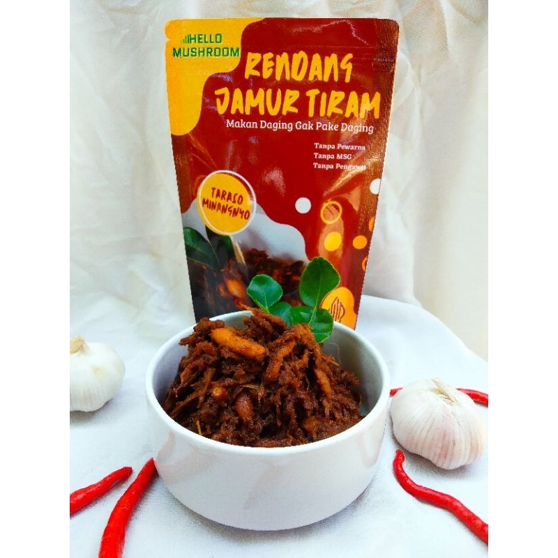 

Rendang Jamur Tiram Bumbu Khas Minang