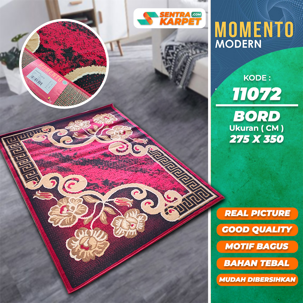 Karpet Rumah Permadani Momento 11072 Bord Ukuran 275 x 350 - Pusat Grosir Karpet Sentra Karpet