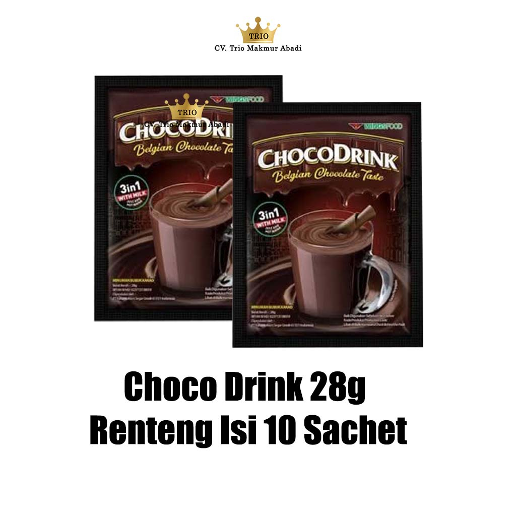 

Choco Drink 28g Renteng Isi 10 Sachet