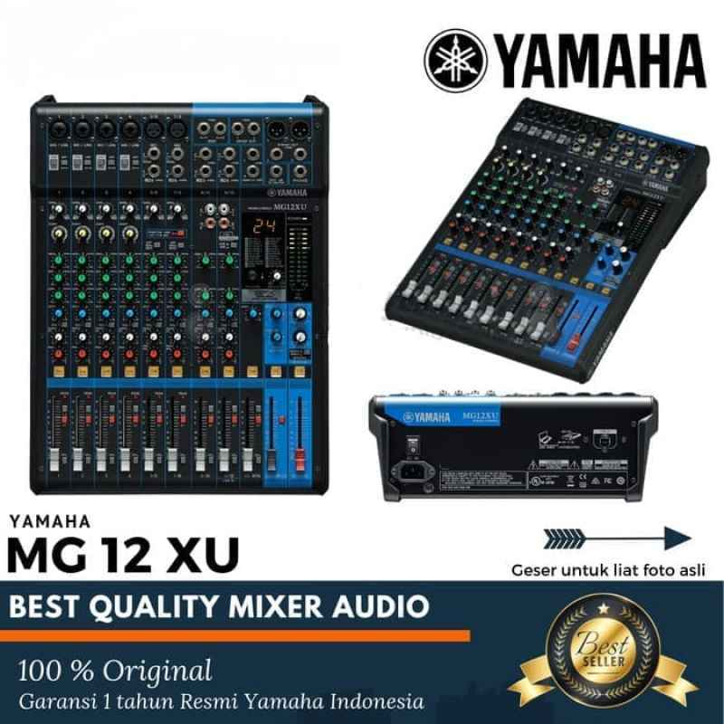 Mixer Yamaha MG-12Xu / MG 12xu / MG12xu Original Garansi Resmi