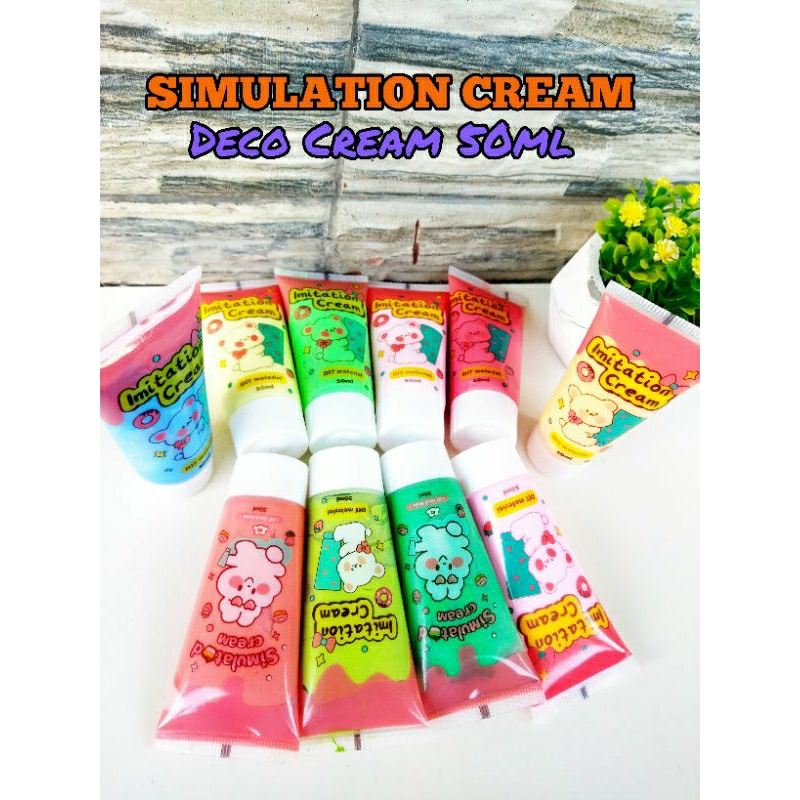 Simulation Cream / Deco Cream / Lem Clay Liquid DIY