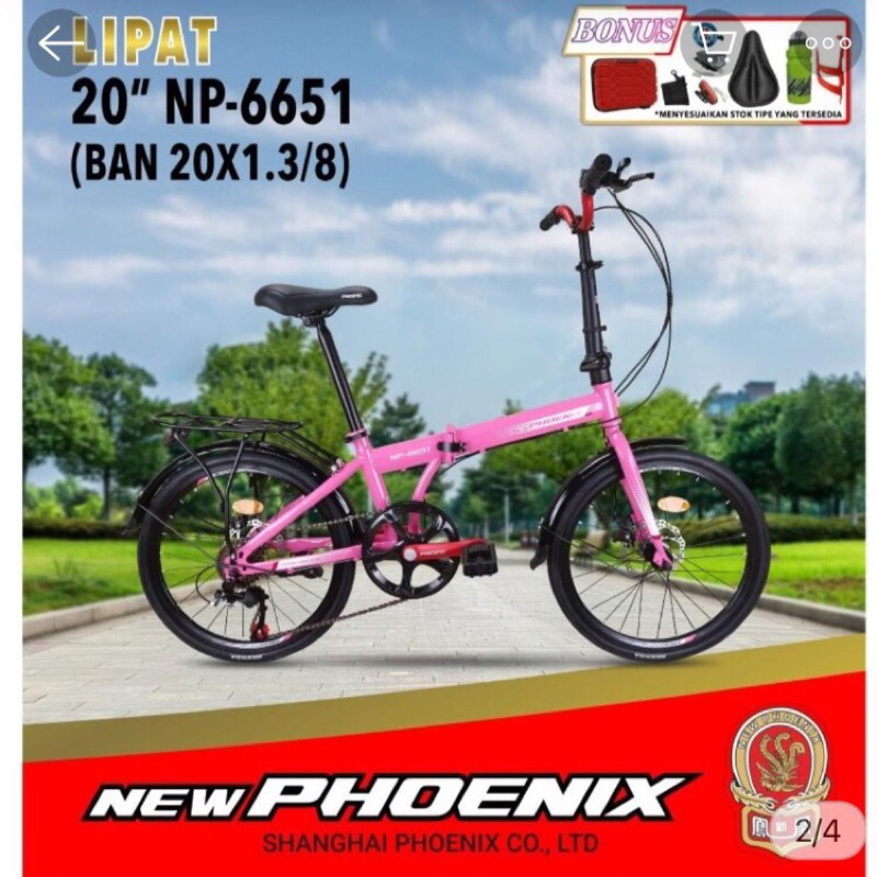 Sepeda lipat new phoenix 16 dan 20