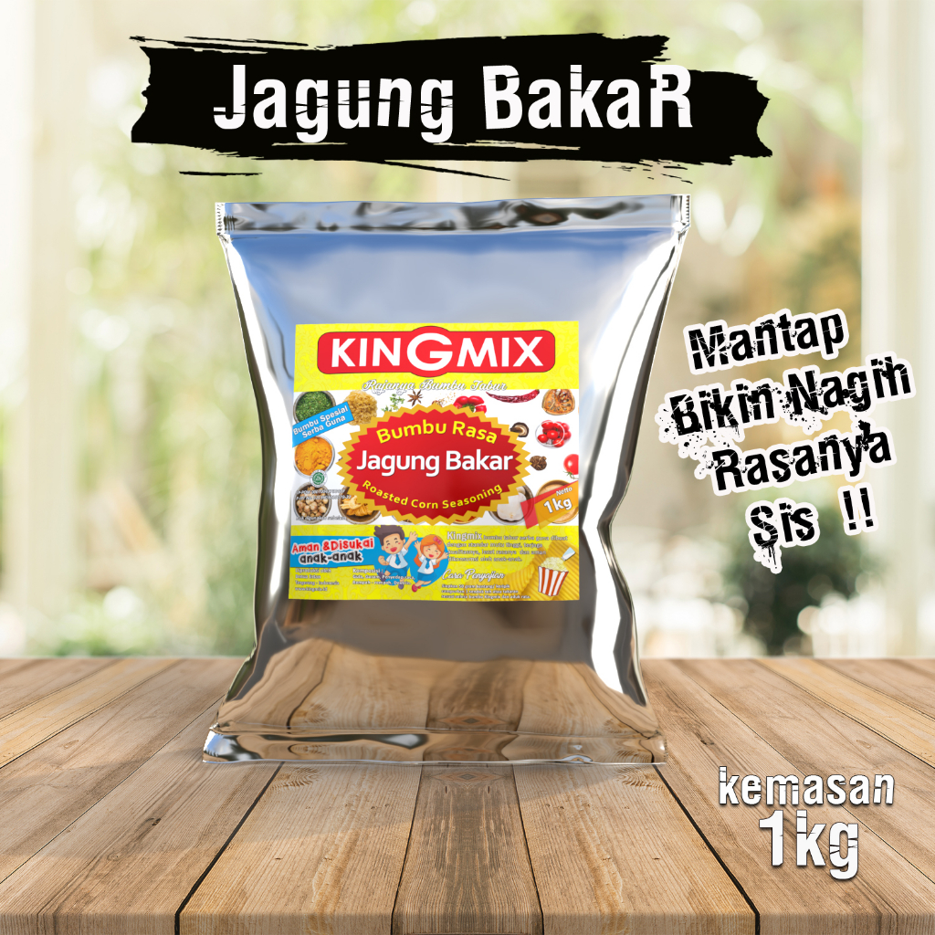 

Bumbu Tabur Rasa Jagung Bakar KINGMIX 1 KG