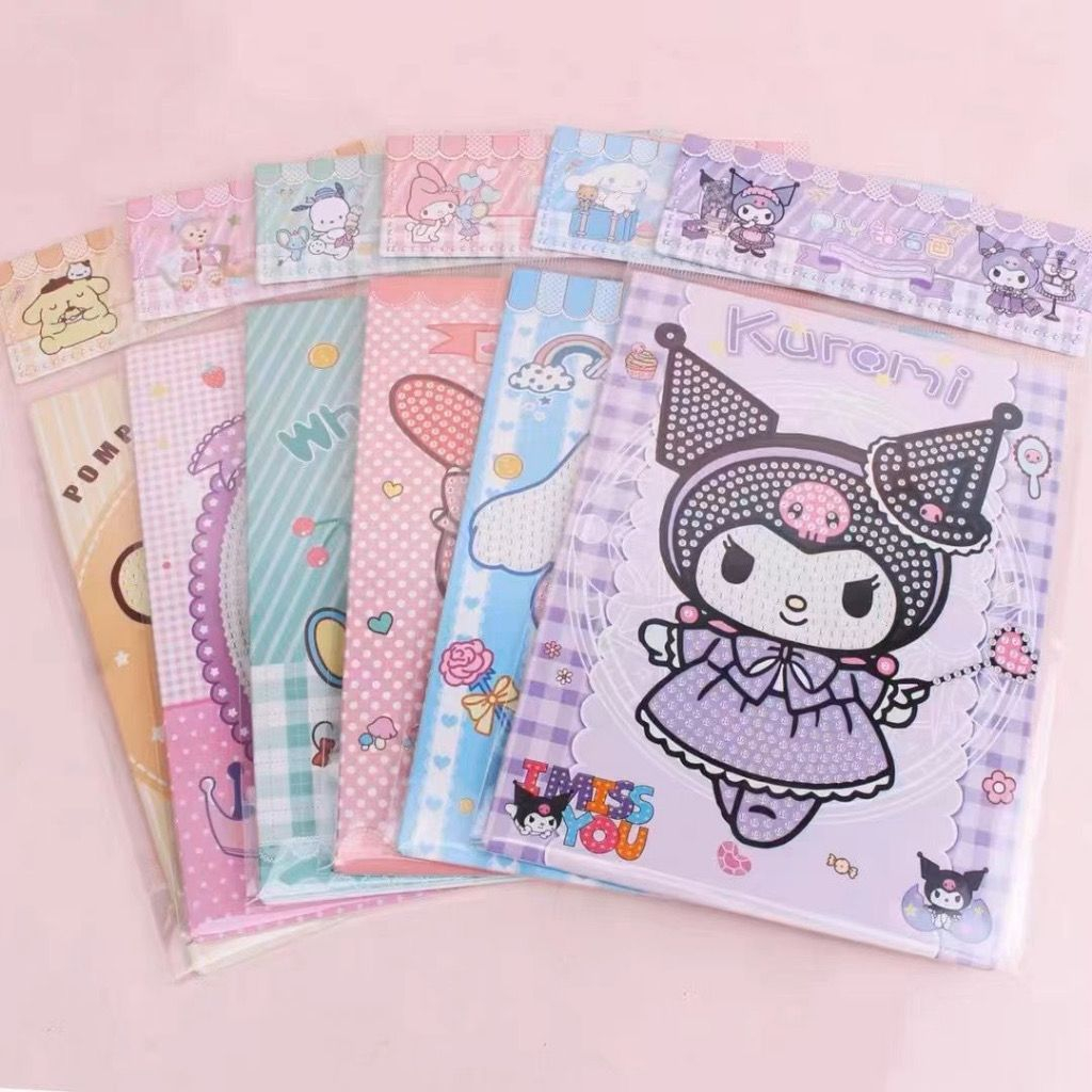 

Diy Diamond Sticker Stiker Anak Magic Sticker Diamond Beads - SANRIO