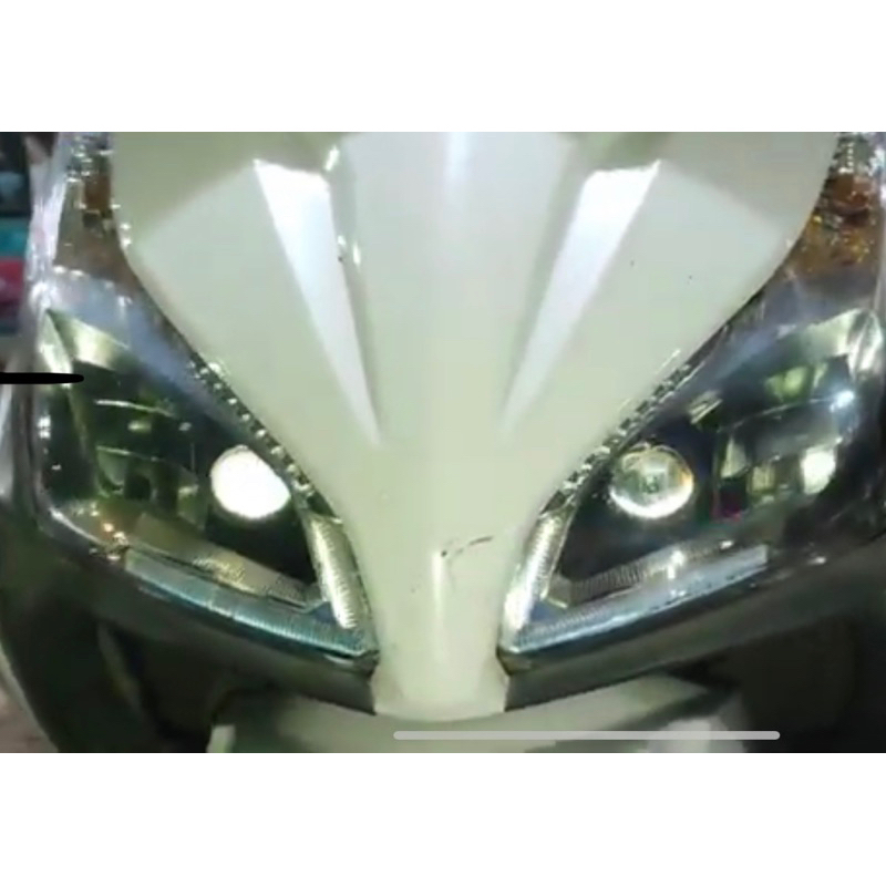 lampu depan vario 110 fi satarter kasar shoket 7 custom d2 laser