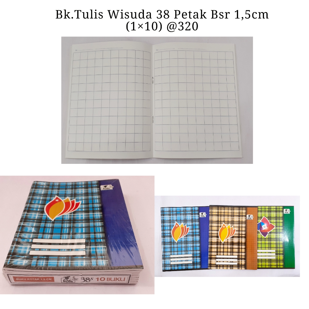 

Buku Tulis Wisuda 38 Petak Besar 1.5cm