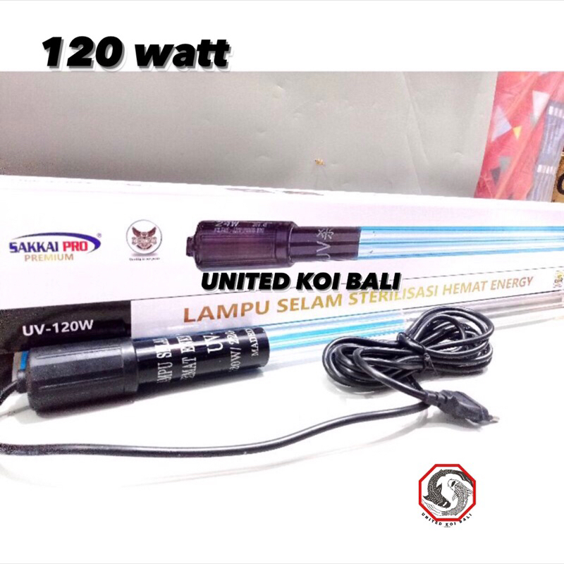 LAMPU UV KOLAM IKAN KOI SAKKAI PRO 120 watt
