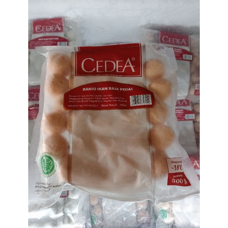 

Cedea Fish Ball Rasa Ikan Pedas 500g HALAL