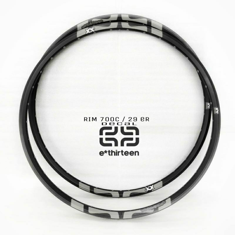 Sepasang Velg Rims 29 decal E13 / eThirteen Rim Gravel 700c atau XC 29 er