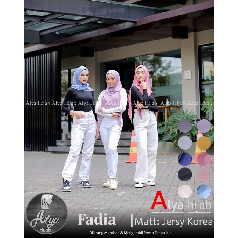 Jilbab Bergo Simple Fadia Ori Alya Hijab
