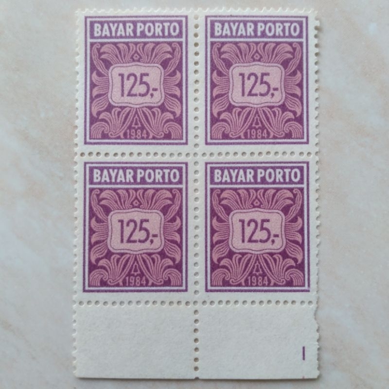 

Koleksi Filateli Bayar Porto 125,- 1984 Blok 4 Pair Bawah - YN385