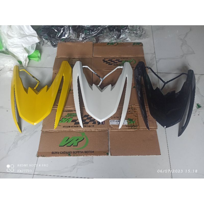 caver bodi depan tameng depan Yamaha Mio M3 kuning