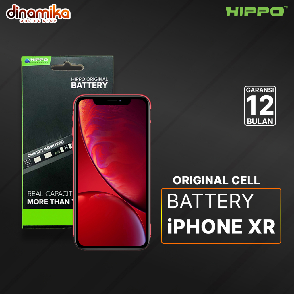 Hippo Baterai Battery Baterry 100% ORI Baterai Iphone XR 3030mAh Original Batere Premium Batu Batre 