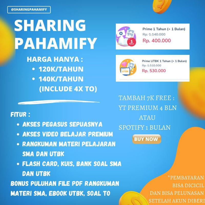 PAHAMIFY ZENIUS 1 Tahun